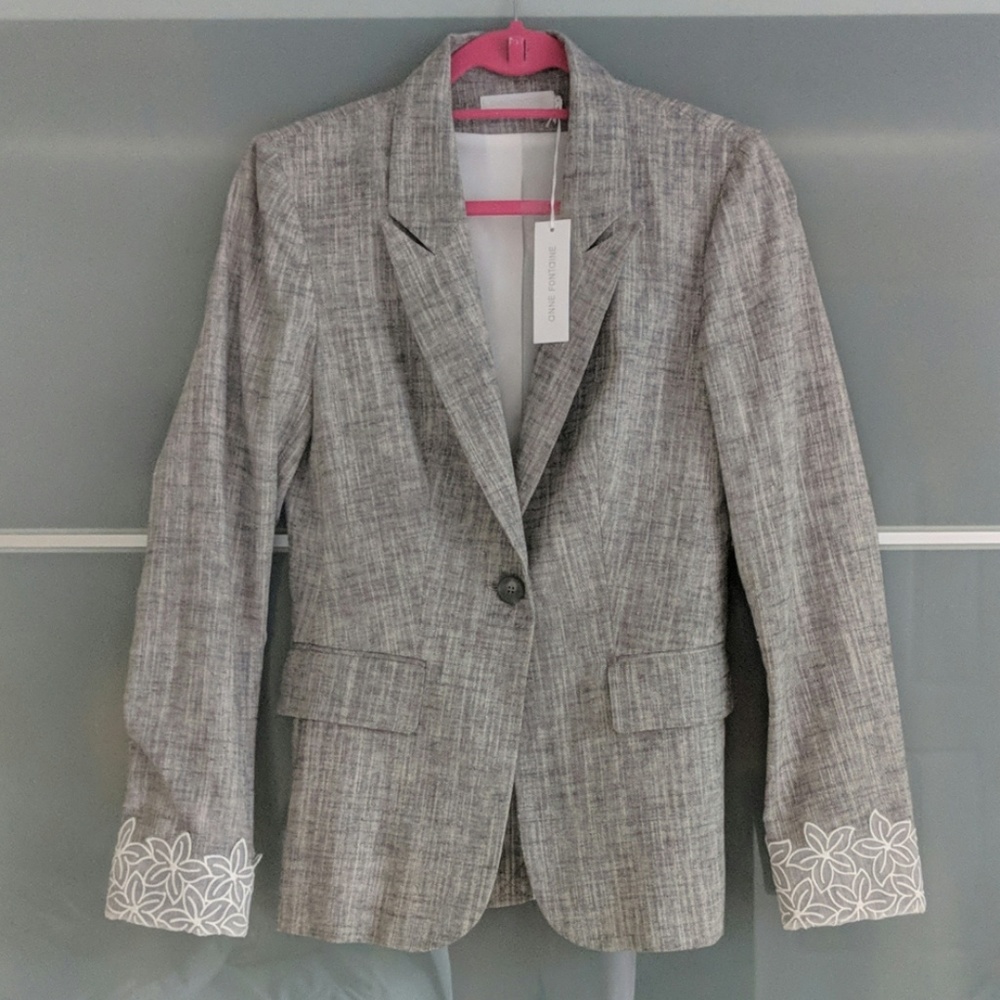 ANNE FONTAINE linen blazer